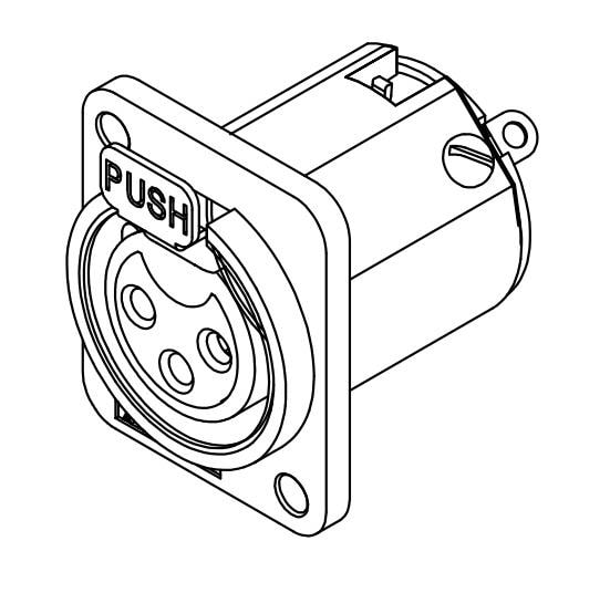 wholesale AC3FDZB BULK XLR Connectors supplier,manufacturer,distributor